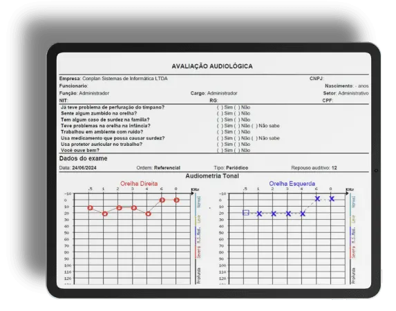 Audiometria - Sistema SGG