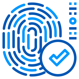 ícone de biometria