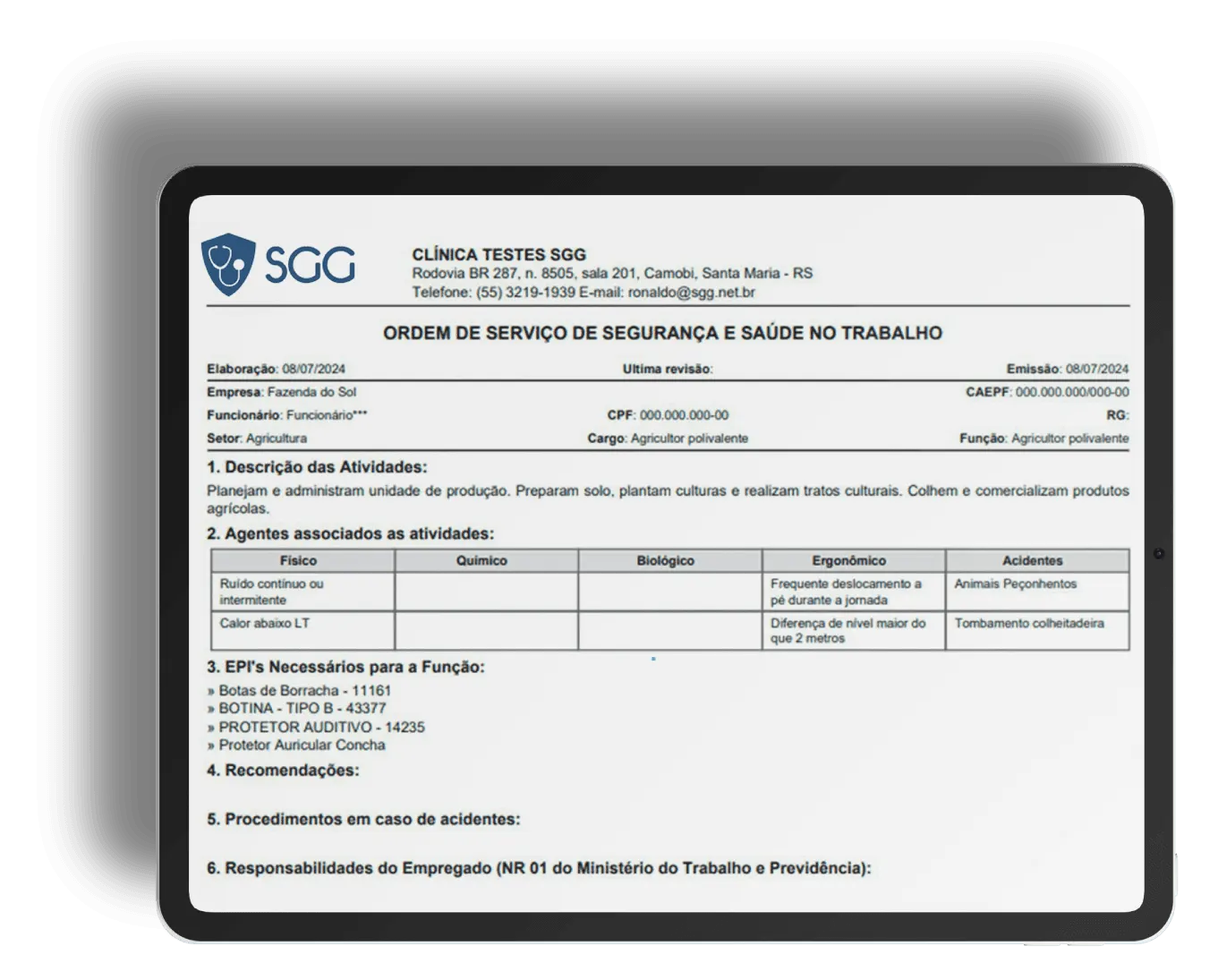 Ordem de Serviço Digital - Sistema SGG