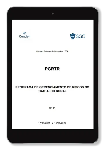 PGRTR - Programa de Gerenciamento de Riscos no Trabalho Rural