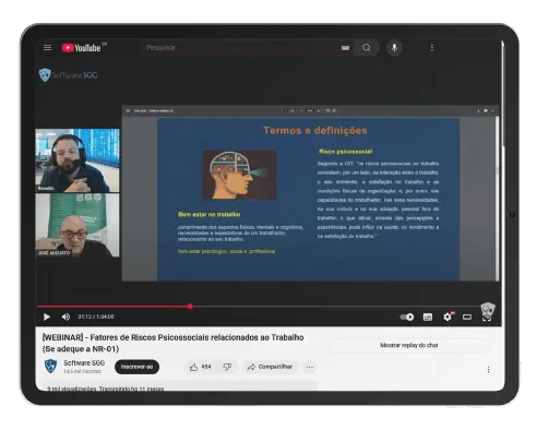Webinar: Fatores de Riscos Psicossociais Relacionados ao Trabalho